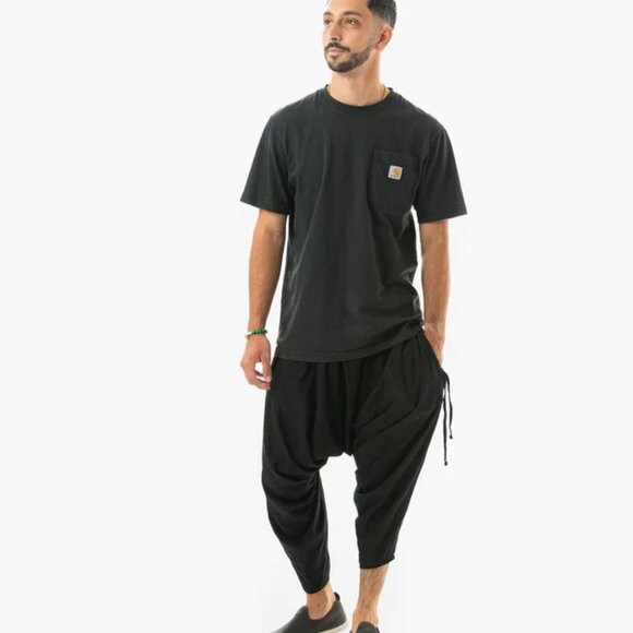 Winter Savannah Harem Pant Unisex Yoga Travel Baggy Cotton Hippie Boho Tapered - Picture 2 of 15